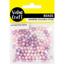 Value Craft Multicolour Plastic Pearl Beads 20g