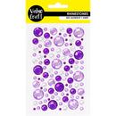 Value Craft Adhesive Purple & Silver Rhinestones
