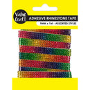 Value Craft Adhesive Rhinestone Tape Rainbow 9mmx1m