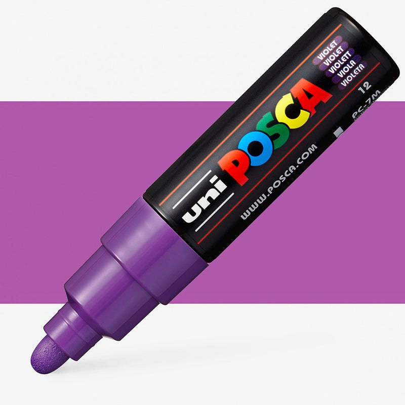 Uni Posca Markers 4.5-5.5mm Bold Bullet Tip PC-7M