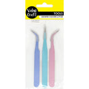 Value Craft Assorted Craft Tweezers Pack of 3