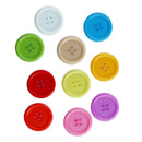 Value Craft 30mm Multicolour Buttons 20 Pieces