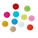 Value Craft 20mm Multicolour Plastic Buttons 50 Pieces