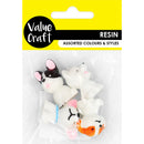 Value Craft Resin Mini Dog Embellishments 4 Pieces