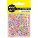 Value Craft 2mm Pastel Seed Beads 50g
