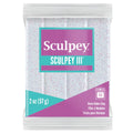 Sculpey III Oven Bake Clays 57g#Colour_WHITE GLITTER