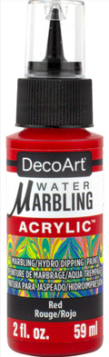 Decoart Water-marbling Paint 59ml#Colour_RED