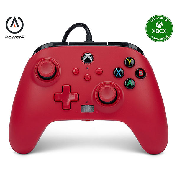 Powera Enhanced Wired Controller Artisan Red XB X/S