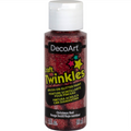 Decoart Craft Twinkles Glitter Craft Paint 59ml#Colour_CHRISTMAS RED