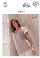 Zaira Knitting Pattern - Womens Vest XS-4XL 8ply & Lace Yarn