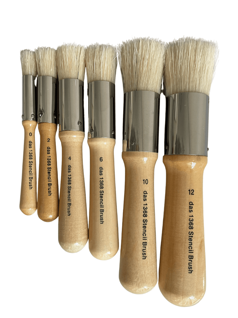 Das S1368 Stencil Short Handle Brushes