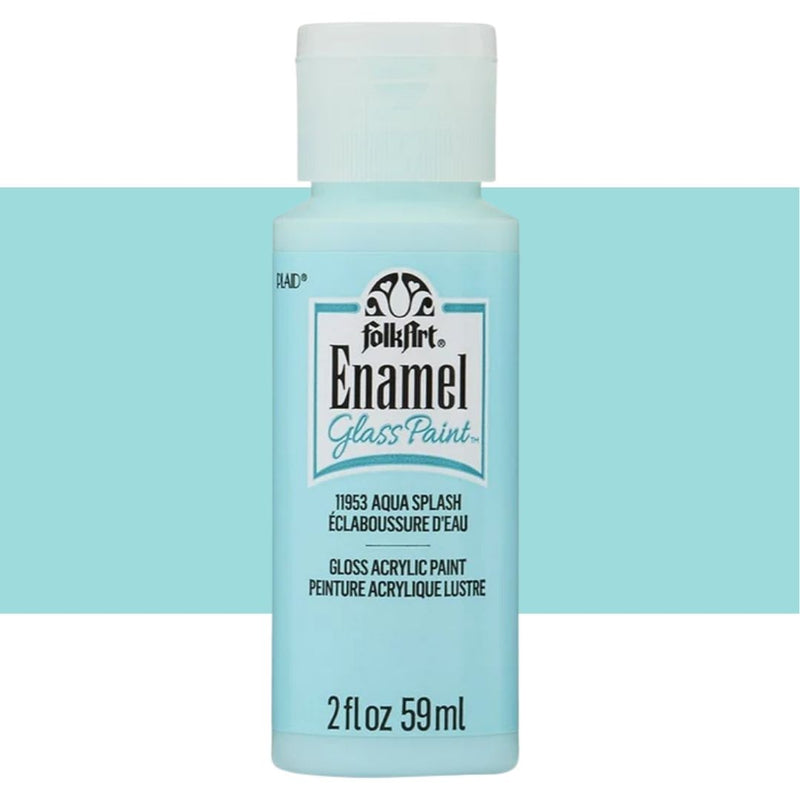 FolkArt Glass Acrylic Enamel Paints 59ml