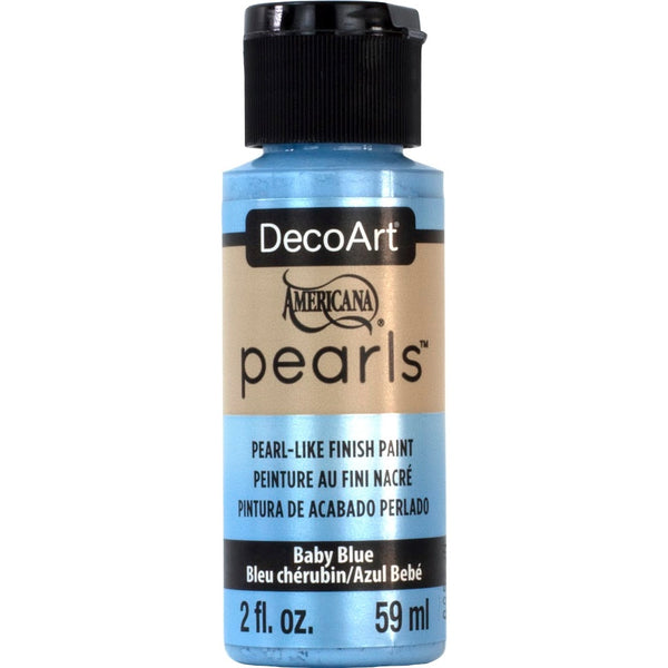 Decoart Americana Pearls Paints 2oz#Colour_BABY BLUE