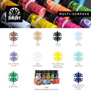 FolkArt Multi-surface 59ml Basics Acylic Paints - Set Of 10