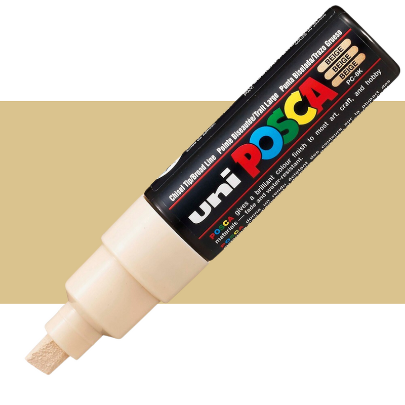 Uni Posca Markers 8.0mm Bold Chisel Tip PC-8K