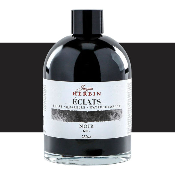Jacques Herbin Eclats Watercolour Inks 250ml#Colour_BLACK