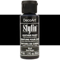 Decoart Stylin Multi Surface Fashion Acrylic Craft Paint 2oz#Colour_BLACK