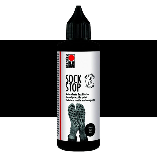 Marabu Sock Stop Paints 90ml#Colour_BLACK