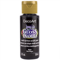 Decoart Americana Gloss Enamel Paints 2oz#Colour_BLACK