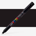 Uni Posca Markers PC-1MR 0.7mm Ultra-fine Pin Tip#Colour_BLACK