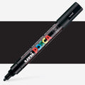 Uni Posca Markers PC-5M Medium 1.8-2.5mm Bullet Tip#Colour_BLACK
