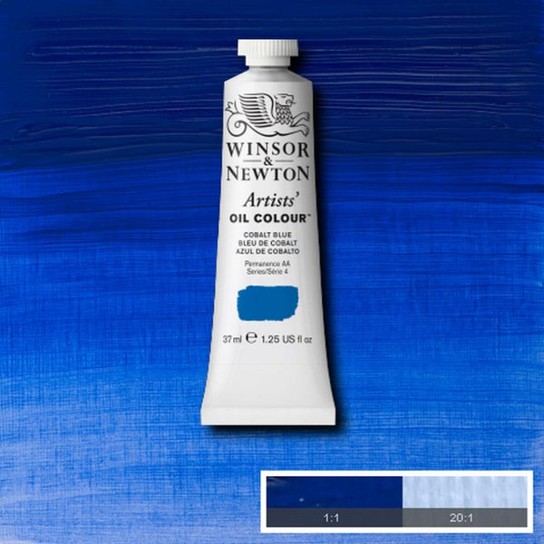 Winsor & Newton Artists Oil Colour Paints 37ml Cobalt Tones#Colour_COBALT BLUE (S4)