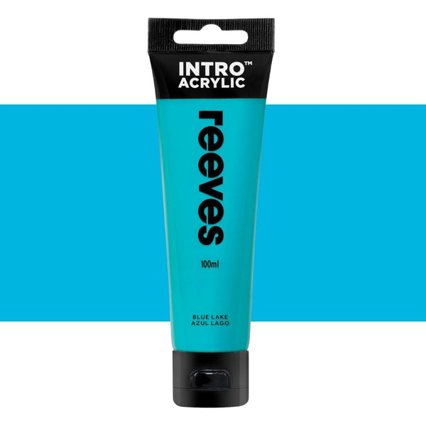 Reeves Intro Acrylic Paint 100ml#Colour_BLUE LAKE