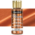 Decoart Dazzling Metallics Paints 2oz 59ml#Colour_BRIGHT COPPER