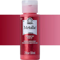 Folk Art Acrylic Metallic Craft Paint 2oz/59ml#Colour_BRIGHT RED