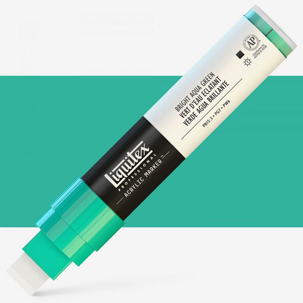 Liquitex Professional Acrylic Paint Marker 15mm#colour_BRIGHT AQUA GREEN