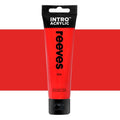 Reeves Intro Acrylic Paint 100ml#Colour_BRILLIANT RED