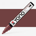 Marabu YONO Acrylic Markers 1.5-3MM Bullet Tip#Colour_BROWN
