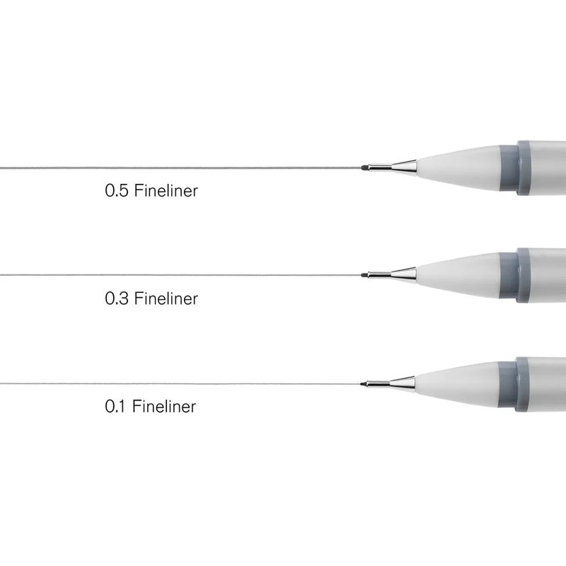 Winsor & Newton Fineliners Cool Grey Set of 3