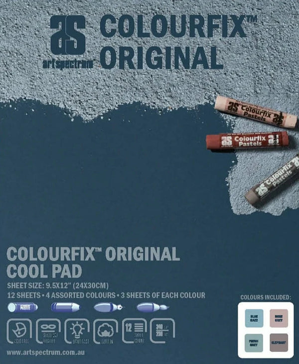 Art Spectrum Colour Fix Original Pad 12 Sheets - Cool#Size_24X30CM