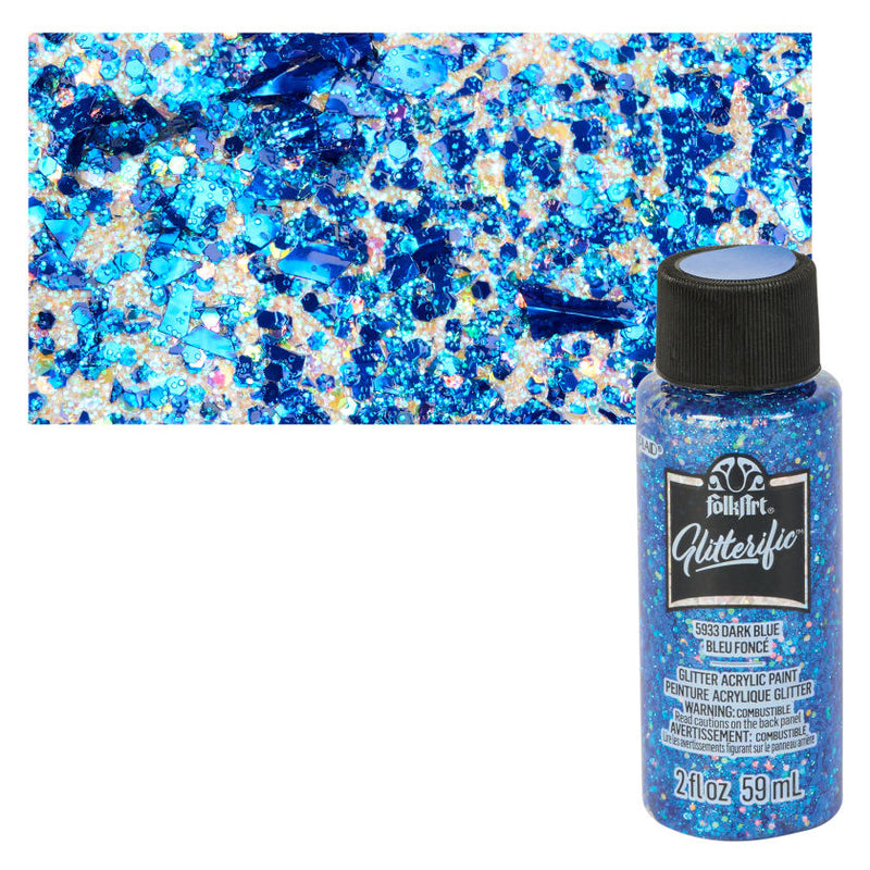 Folk Art Glitterific Acrylic Paints 2oz/59ml