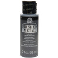 Folk Art Brushed Metal Acrylic Craft Paint 2oz/59ml#Colour_DARK GREY