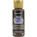 Decoart Americana Gloss Enamel Paints 2oz#Colour_DARK CHOCOLATE