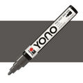 Marabu YONO Acrylic Markers 1.5-3MM Bullet Tip#Colour_DARK GREY