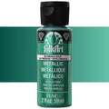 Folk Art Acrylic Metallic Craft Paint 2oz/59ml#Colour_EMERALD GREEN
