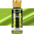 Decoart Dazzling Metallics Paints 2oz 59ml#Colour_FESTIVE GREEN