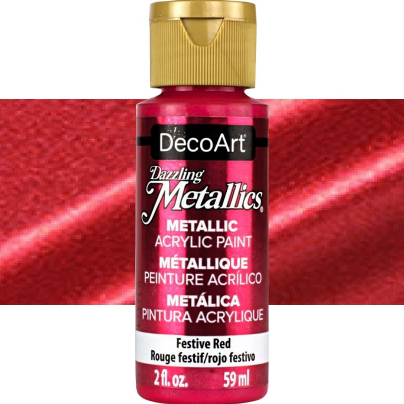 Decoart Dazzling Metallics Paints 2oz 59ml