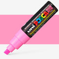 Uni Posca Markers 8.0mm Bold Chisel Tip PC-8K#Colour_FLUORESCENT PINK