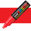 Uni Posca Markers 8.0mm Bold Chisel Tip PC-8K#Colour_FLUORESCENT RED
