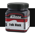 Derivan Matisse Background Paints 250ml#Colour_FOLK BLACK