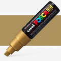 Uni Posca Markers 8.0mm Bold Chisel Tip PC-8K#Colour_GOLD