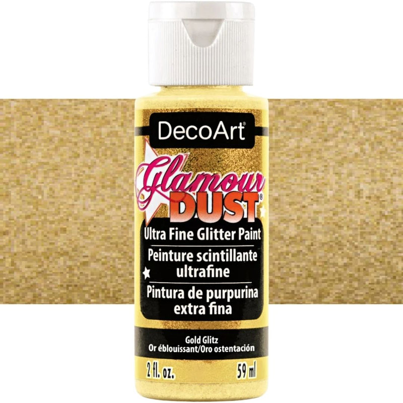 Decoart Glamour Dust Glitter Craft Paint 2oz 59ml