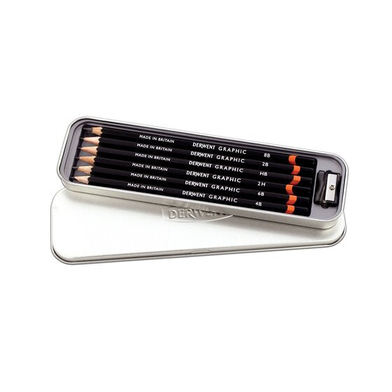Derwent Graphic Pencil Tin Of 6