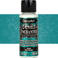 Decoart Americana Enchanted Shimmer Topcoat Paints 59ml#Colour_GREEN