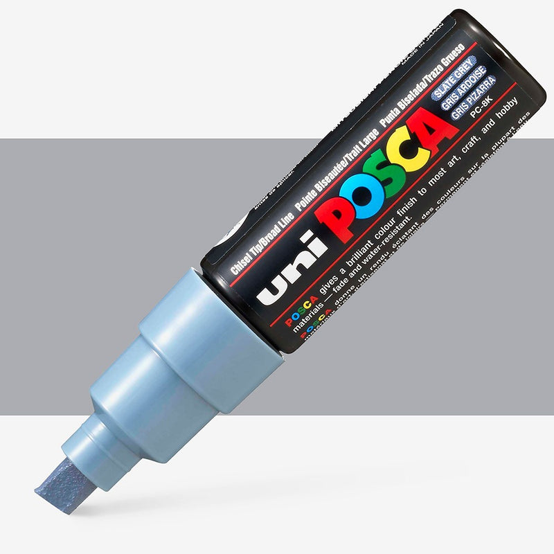 Uni Posca Markers 8.0mm Bold Chisel Tip PC-8K