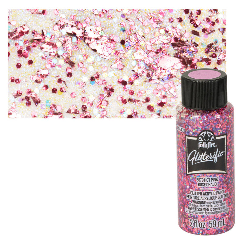 Folk Art Glitterific Acrylic Paints 2oz/59ml